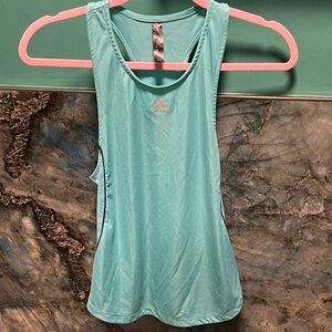 Adidas Women's Light Blue Tank Top